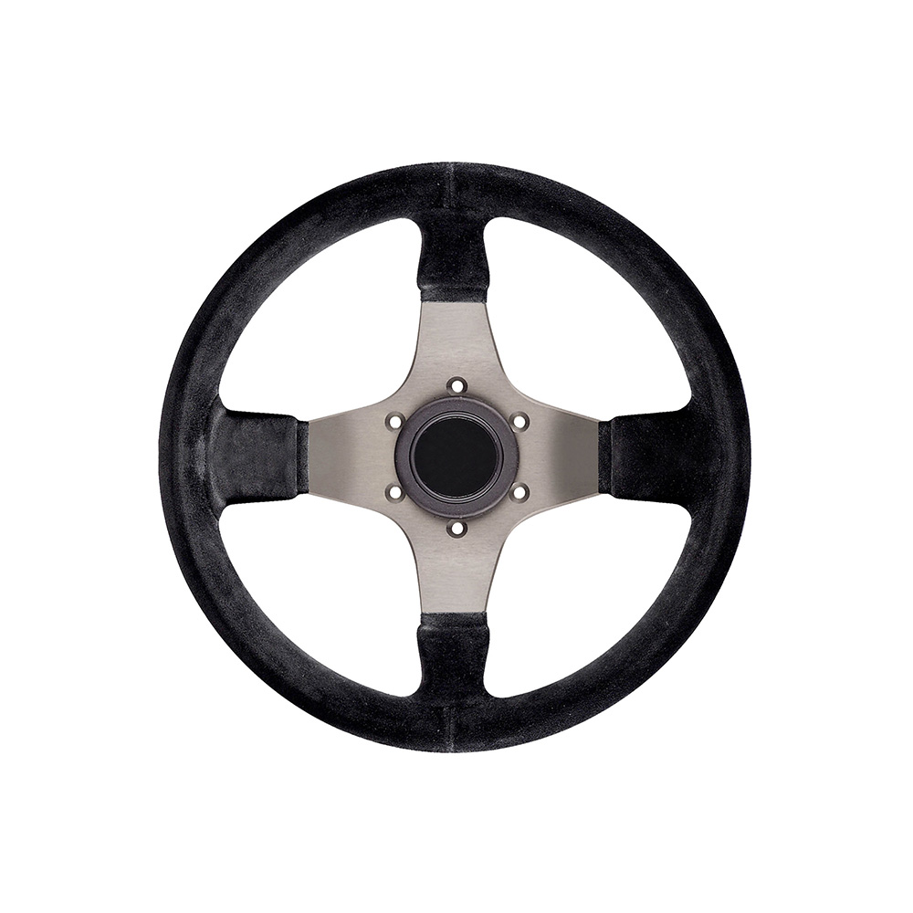 Premium Gray Leather Steering Wheel - Image 5